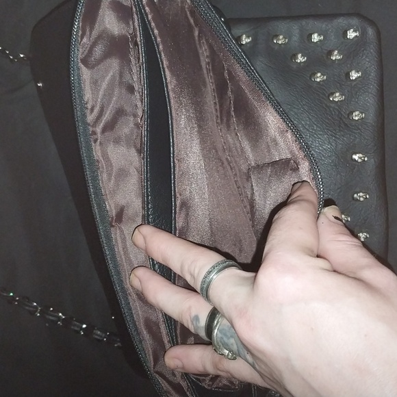 Skull bag 2fer clutch skull nwot - Picture 4 of 5